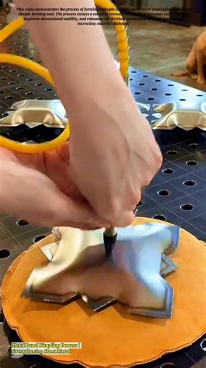 Metal Panel Dimpling Process | Strengthening Sheet Metal