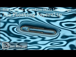How to shoot a still life image - The Floating paperclip by Ian Knaggs Photography