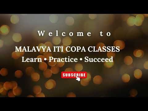 “Learn Computers Simply – Malavya ITI COPA Classes.”