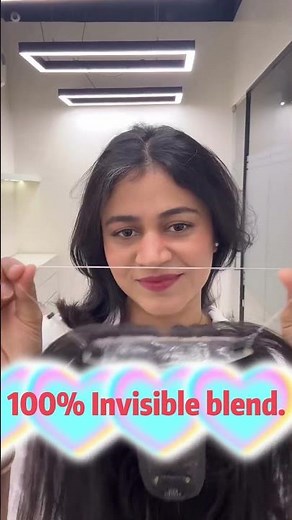 Alpha Hairline Topper: The clip-less secret to a perfect hairline.#Shorts #AlphaHairline #HairTopper