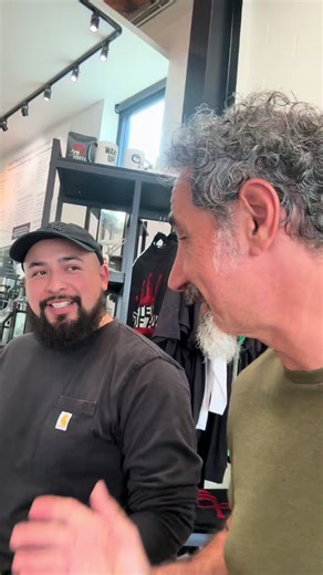 We have lots of artists come to the café to relax and work on their craft. Sometimes the subject of your drawing comes in and greets you, as with @Mister Man and @Serj Tankian