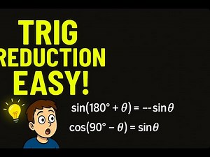 TRIGONOMETRY SECRETS: The Easiest Way to MASTER Reduction Formulas!