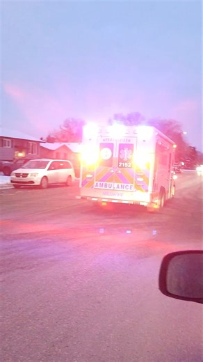 Paramedics responding to an emergency