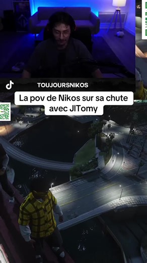 Le crie de fou de Nikos sur sa chute avec JlTomy