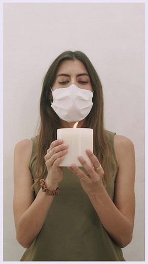 candle test ☑️ our high tech mask offers five layers of protection and is top rated by @Greatist & Wall Street Journal #bestmask #travelmask