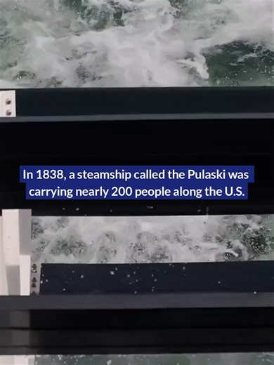 The Steamship That Exploded Without Warning In 1838, the Pulaski's boiler blew apart at night, killing most of those on board and exposing the deadly cost of unregulated steam power. #History #HistoryFacts #Steam #IndustrialRevolution #Pulaski #Shipwreck #Engineering #EduTok #LearnSomethingNew