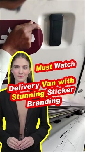 Delivery Van with Stunning Sticker Branding on Vehicle #ytshorts #trending #viral #youtubeshorts