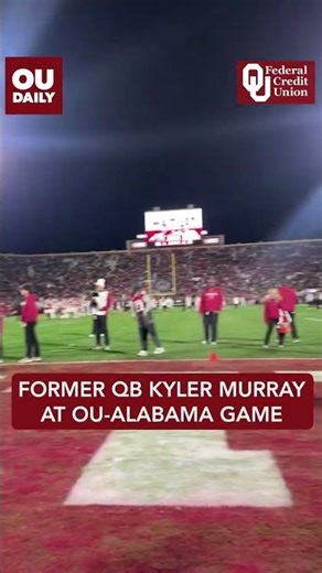 Former OU quarterback Kyler Murray at OU-Alabama College Football Playoff game