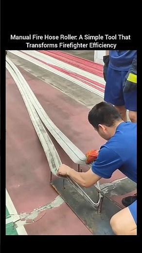 Manual Fire Hose Roller: A Simple Tool That Transforms Firefighter Efficiency.