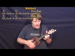 Eleanor Rigby (Beatles) Ukulele Cover Lesson with Chords/Lyrics