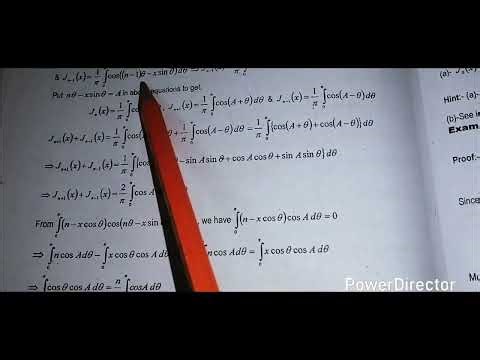 Integral Representation of Bessel Function|| Bessel Function of Second Kind‪@Dr.SyedaNoureen‬