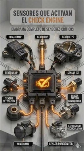 Sensors That Activate the Check Engine Light | Automotive Diagnostics Guide#CheckEngine