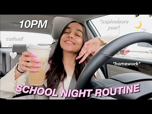 MY REAL 10PM HIGH SCHOOL NIGHT ROUTINE