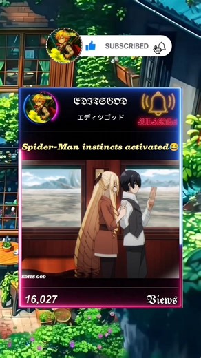 Anime name_The eminence in shadow #anime #amw #edit #shorts