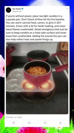 TEA LIGHT COOKING! The Tiny Candles That Can Heat a Meal