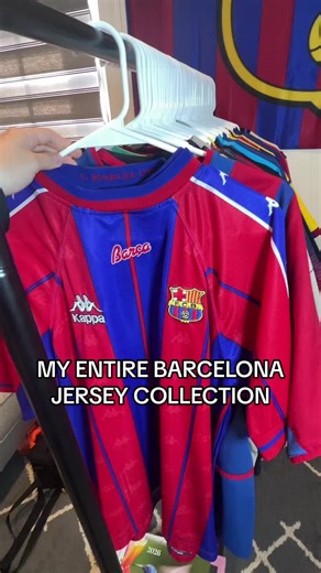 My Complete Barcelona Jersey Collection Revealed!
