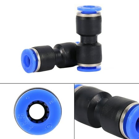 Pneumatic Push Connector, Outer Diameter 6mm Air Line Quick Connect Fittings Water Hose Pipe Connector Joiner - Walmart.ca
