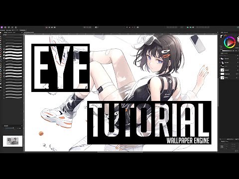 Wallpaper Engine Tutorial - Basic Eye Blinking