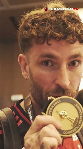 A message from Léo Pereira after winning the fourth Libertadores title 🏆❤️🖤 #flamengo #flamengotv