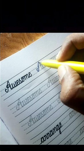 Order Beautiful Handwriting practice Workbook #handwriting