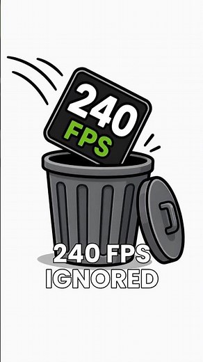 Your Monitor Is Wasting FPS 💀 #fps