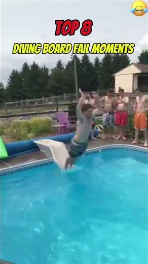 Top 8 DIVING board fail MOMENTS #funny #moments