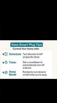 Kasa Smart Plug Tips Control Your Home with Schedule, Timer & Away Mode