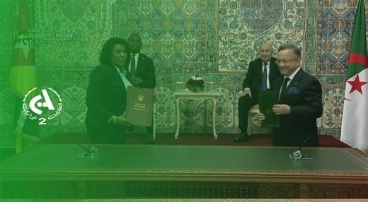 Visite de travail du président de la république du Mozambique Daniel Francisco Chapo : signature de plusieurs accords et mémorandums d'entente | Canal Algérie