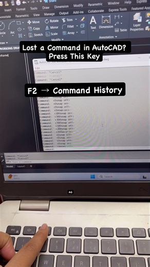 F2 Command in AutoCAD | Most Ignored Shortcut #autocad #f2 #shortcut #thecivilchapter