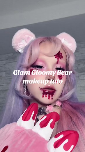We’re obsessed with this glam gloomy bear makeup look created by @floweryghost 🖤✨ using our Princess Pinky Blackout Mini Sclera lenses. Aren't they a perfect match for this look? 😍 #minisclera #gloomybear #makeuptutorial #coloredcontacts #contactlens #coloredcontactlenses | PinkyParadise - Largest Circle Lens Store