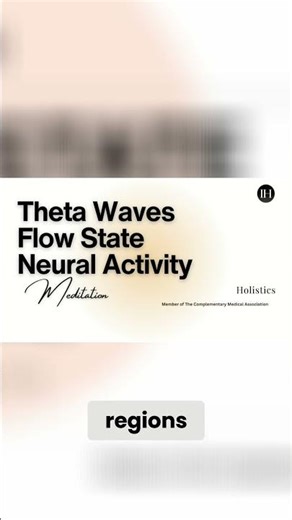 Theta Waves Neural Activity | Brain Behaviour During Flow State | Meditation (pt4) #meditation