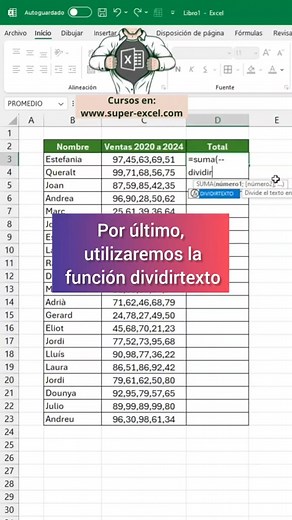 ¡Aprende a sumar de una forma correcta! #excel #exceltips #excelcurso | Estudia Excel Online