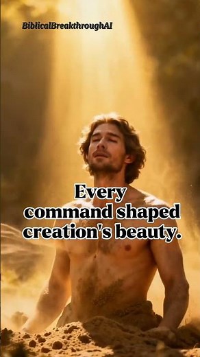 The Creation of the World | God Spoke and Light Was Born 🌍✨ AI Bible Story