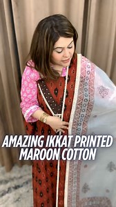 "Maroon Ikkat Cotton Kurta" Design Code: 31920 https://choyce.in/DM/9457-.html • Premium soft cotton with traditional ikkat prints • Sequin V-neck detailing • Lightweight block-printed kota dupatta 📍 Stores: Malviya Nagar / Fateh Nagar, New Delhi 🛍 How to order: WhatsApp 7838311124 #ChoyceIkkat #MaroonMagic #EthnicChic | Choyce