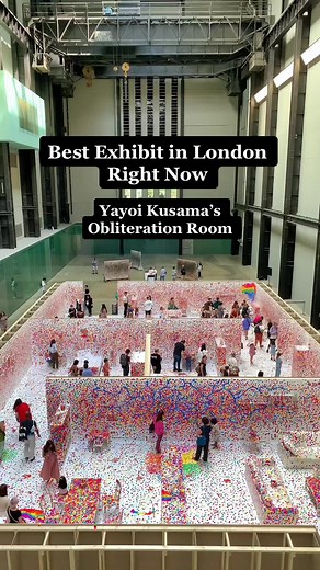 THE BEST FREE EXHIBIT IN LONDON 🌈 Yayoi Kusama📍@Tate Modern #yayoikusama #tatemodern #londonartgallery #girlandgallery #artmuseum #PlacesToVisit #thingstodoinlondon #londonmuseum #london