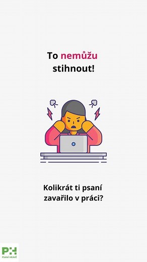 Psaní Hravě - psaní všemi deseti prsty - rychle a zábavně on Instagram: "⏰ Máš 20 minut na zápis… a prsty jedou jak šneci? Znám ten pocit paniky, kdy tikají hodiny a klávesnice mě místo pomoci brzdí. Dřív jsem nestíhala, dneska už píšu rychle a s jistotou – jen díky 10 minutám tréninku denně. 👉 Dej do komentáře ZNÁM TO ⚡, jestli tě psaní taky někdy zradilo v tu nevhodnou chvíli. --- #psanivsemadeseti #psanihraje #psanirychle #efektivniprace #produktivita"