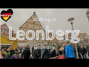 【Leonberg🇩🇪】Walking in Leonberg Germany / Walking Tour / Day trip from Stuttgart
