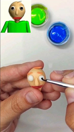 🟢 BALDI'S BASICS #massinha #polymerclay #polymer #diy #baldisbasics #art #arte #clayart