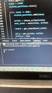 My reinforcement learning app