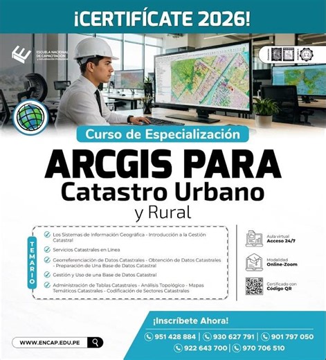 🗺️ COURSE: ARCGIS FOR URBAN AND RURAL CADASTRE