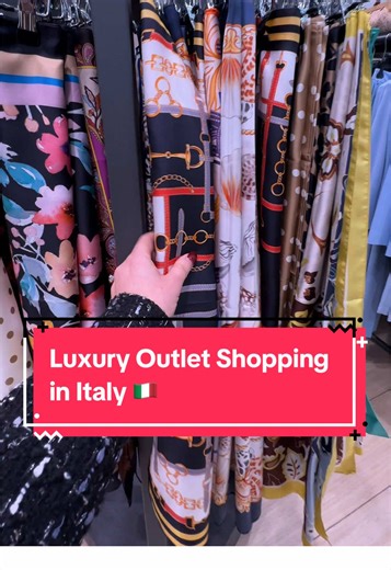 The best luxury outlet shop in Italy where you can find Max Mara and high quality Italian clothing #luxury #outlet #shopping