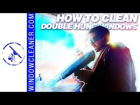 How To Clean Double Hung Windows