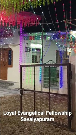 Church lights decoration for Christmas - LEF #christmas #christmas_2025 #loyalevangelicalfellowship