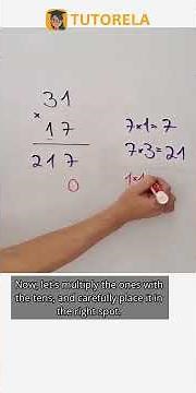 Step-by-Step Long Multiplication: Solve 31 × 17 #Math #ArithmeticOperations #VerticalMultiplication