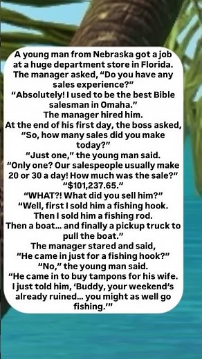 The Smartest Salesman in the Store 😂 #comedy #joke #humor