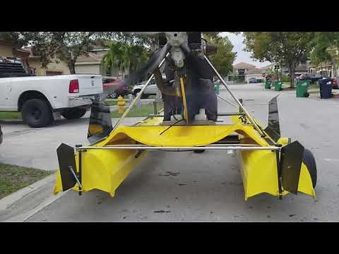 Cygnet hand glider trike with floats ultralight aircraft