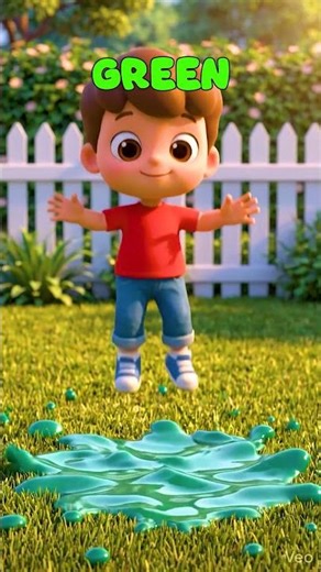 Learn Colors for Kids 🎨 | Green & Blue Color Learning Video 🟢🔵 | Bunny Been #shorts