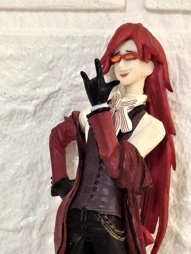 Grell Sutcliff Figure – Black Butler Anime Collectible – Kuroshitsuji PVC Figurine – Gothic Reaper Display Statue - Etsy