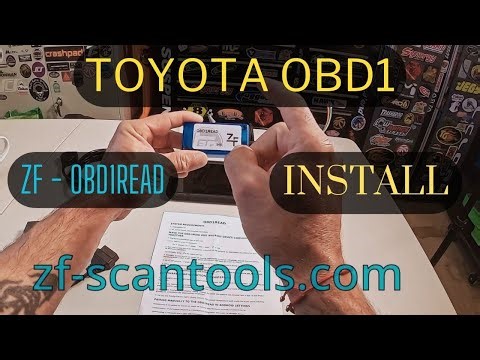 Toyota Vehicles OBD1 ~ ZF-SCANTOOL ~ DIY INSTALL