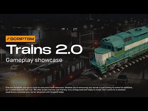 TRAINS 2.0 | Gameplay showcase | FiveM Script